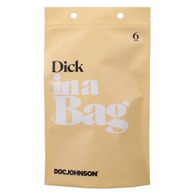 In a Bag Dick 6 Inch Clear - Image 1