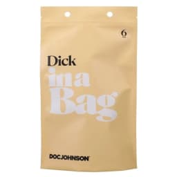 In a Bag Dick 6 Inch Clear, image 1