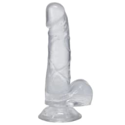 In a Bag Dick 6 Inch Clear, image 3