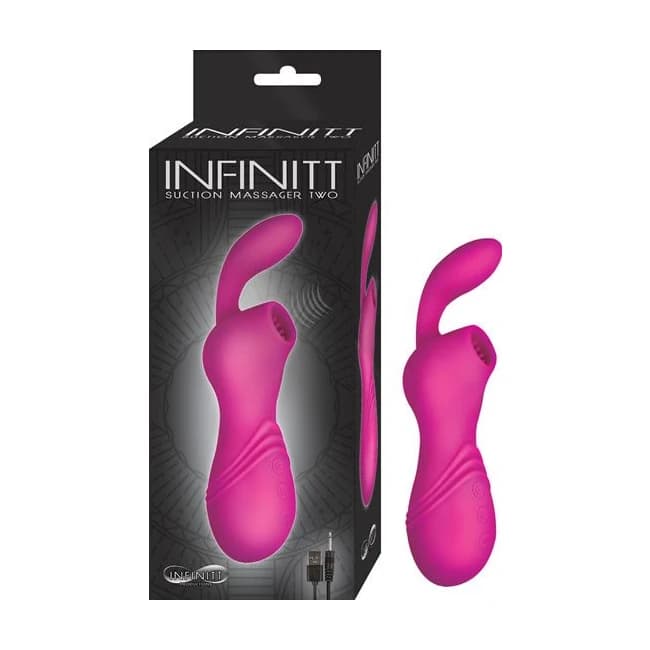 INFINITT SUCTION MASSAGER TWO PINK  - Image 1