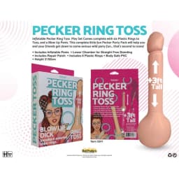 Inflatable Pecker Ring Toss, image 3