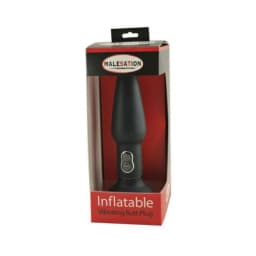 Inflatable Vibrating Butt Plug Black, image 3