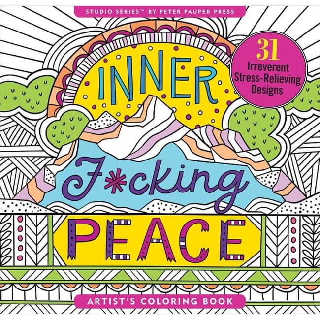 Inner F*cking Peace Coloring Book - Image 1
