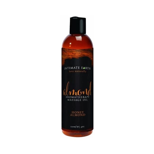 Intimate Earth Almond Massage Oil 4oz - Image 1