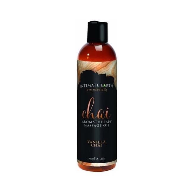 Intimate Earth Chai Massage Oil 4oz - Image 1