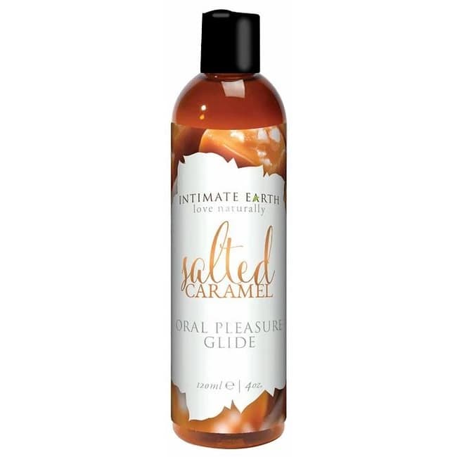 INTIMATE EARTH SALTED CARAMEL GLIDE 4OZ  - Image 1