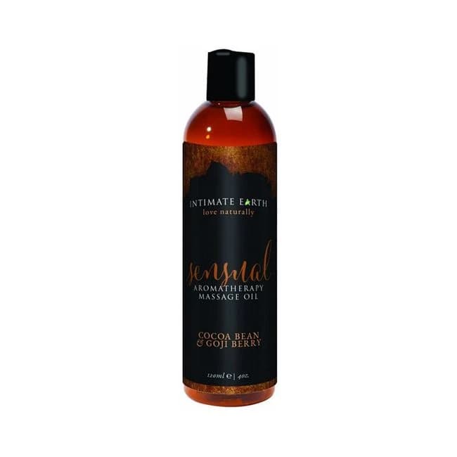 Intimate Earth Sensual Massage Oil 4oz - Image 1