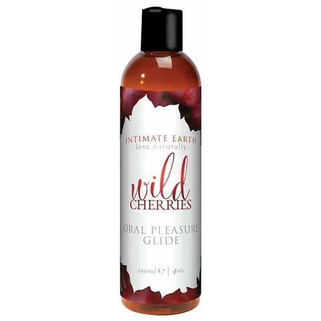 INTIMATE EARTH WILD CHERRIES GLIDE 4 OZ  - Image 1