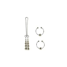 Intimate Play Nipple/clit Non- Piercing Silver, image 1