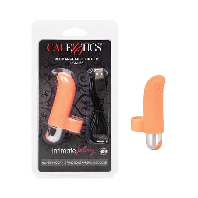 INTIMATE PLAY RECHARGEABLE FINGER TICKLER  - Image 1