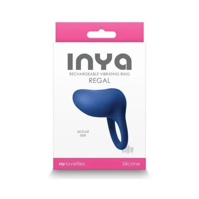 Inya Regal Vibrating Ring Blue - Image 1