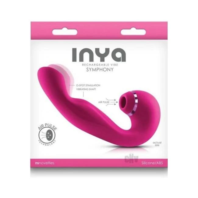 Inya Symphony Suction Dual Stimulator Pink - Image 1