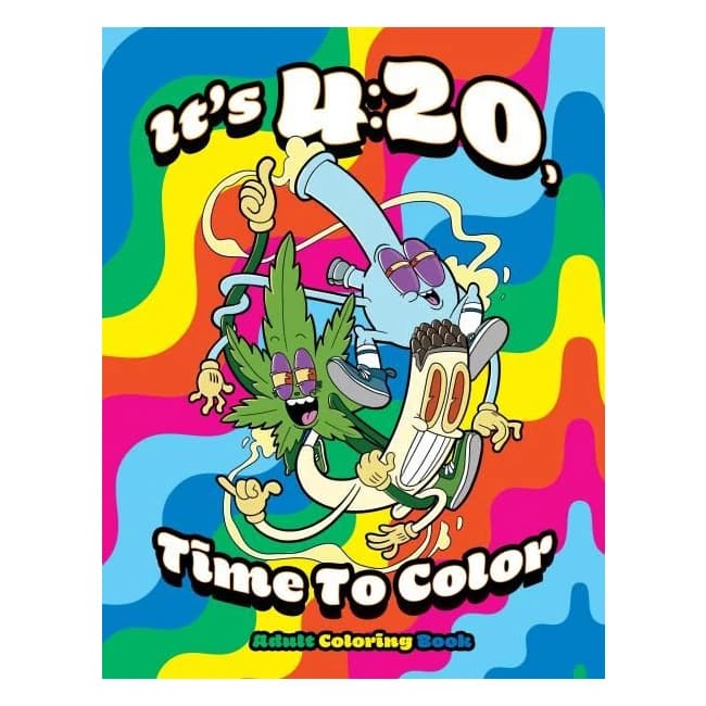Its 420 Time to Color Coloring Book (net) - Image 1