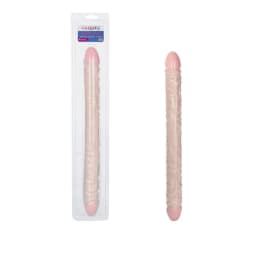 Ivory Duo 18in Veined Double Dong, image 1