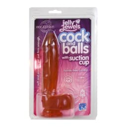 Jelly Cock & Balls w/ Suction Cup, image 2