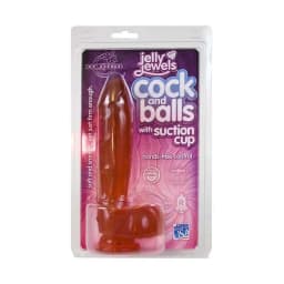 Jelly Cock & Balls w/ Suction Cup, image 3