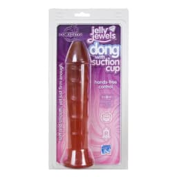 JELLY DONG W/SUCTION CUP RUBY  - Image 2