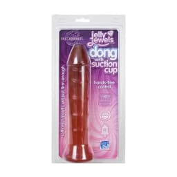 JELLY DONG W/SUCTION CUP RUBY  - Image 3