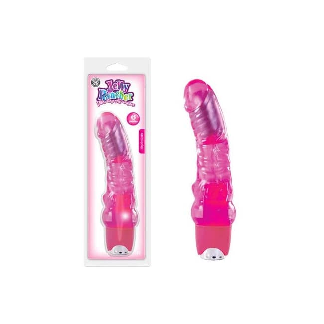 Jelly Rancher Vibe Multi Speed 6in Pink - Image 1