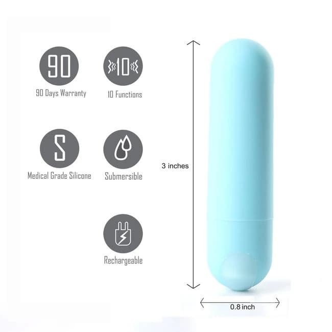 Jessi Super Charged Mini Teal Bullet - Image 3