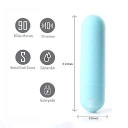 Jessi Super Charged Mini Teal Bullet - Image 3