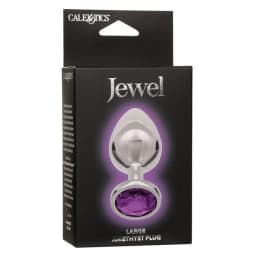 Jewel Large Amethyst Plug, image 3