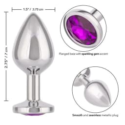 Jewel Large Amethyst Plug, image 6