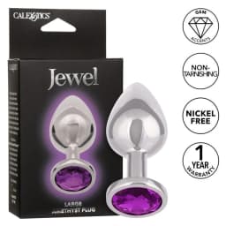 Jewel Large Amethyst Plug, image 7