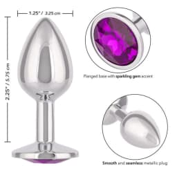 Jewel Small Amethyst Plug, image 6