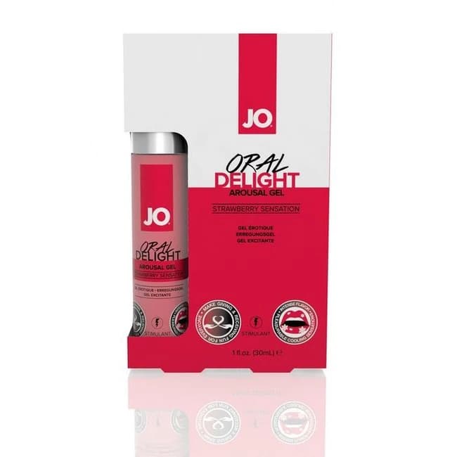 Jo Oral Delight Strawberry Sensation 1 Oz - Image 1