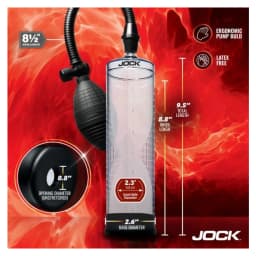 Jock Advanced Amp up Penis Pump w/ Bulb, image 5