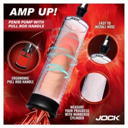 Jock Advanced Amp Up Penis Pump W/pull Handle - Image 3
