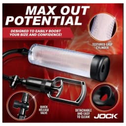 Jock Advanced Amp Up Penis Pump W/pull Handle - Image 4