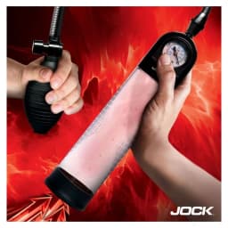 Jock Advanced Pump Up Gauge Penis Pump W/bulb - Image 2
