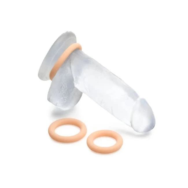 JOCK DISCREET SILICONE COCK RING SET LIGHT  - Image 1