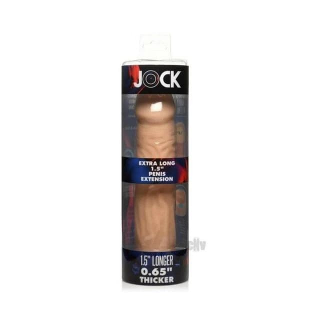 Jock Extra Long Penis Extension Sleeve Light - Image 1