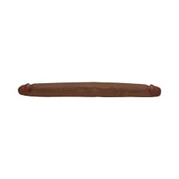 Jock Real Skin 17.75 In. Double Dildo Dark, image 2