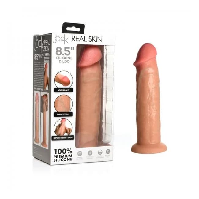 Jock Real Skin Silicone Dildo. Light, image 1