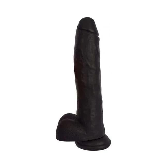 Jock Realistic Dong W/balls 11 Black - Image 1