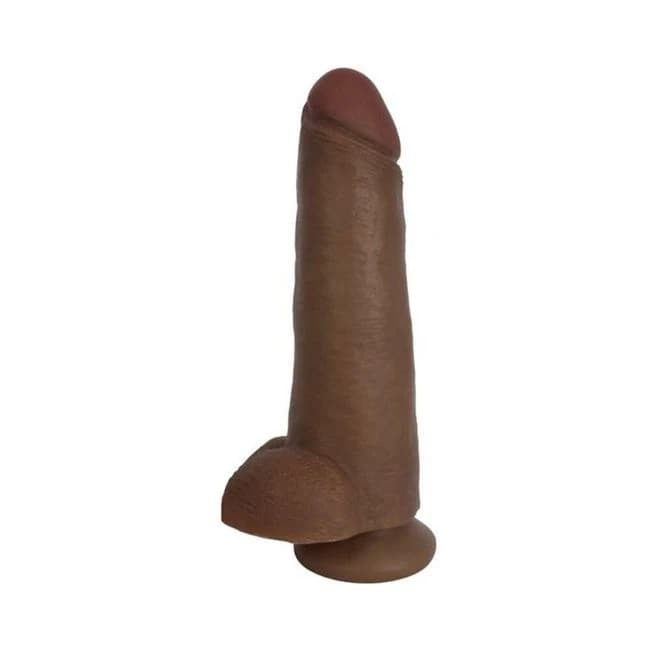 Jock Realistic Dong W/balls 12 Chocolat - Image 1