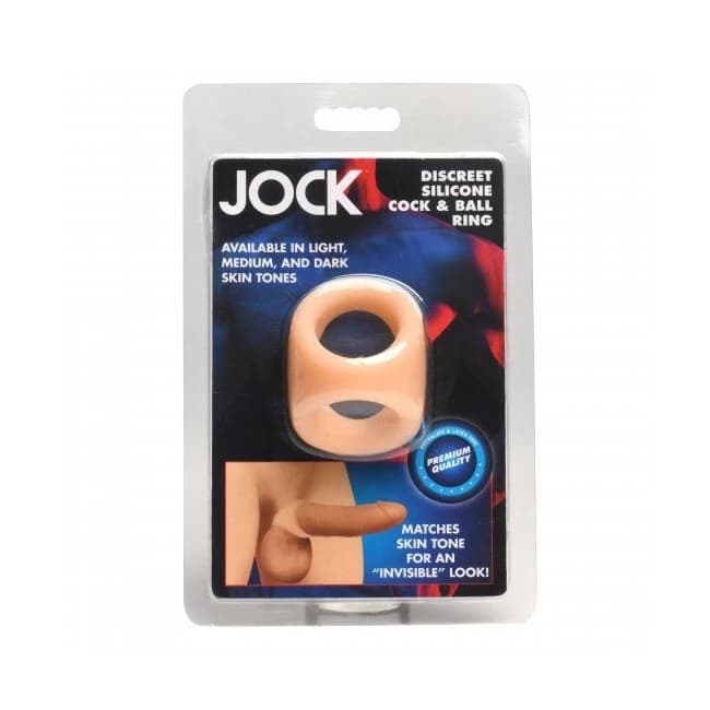 Jock Silicone Cock & Ball Ring Light - Image 1