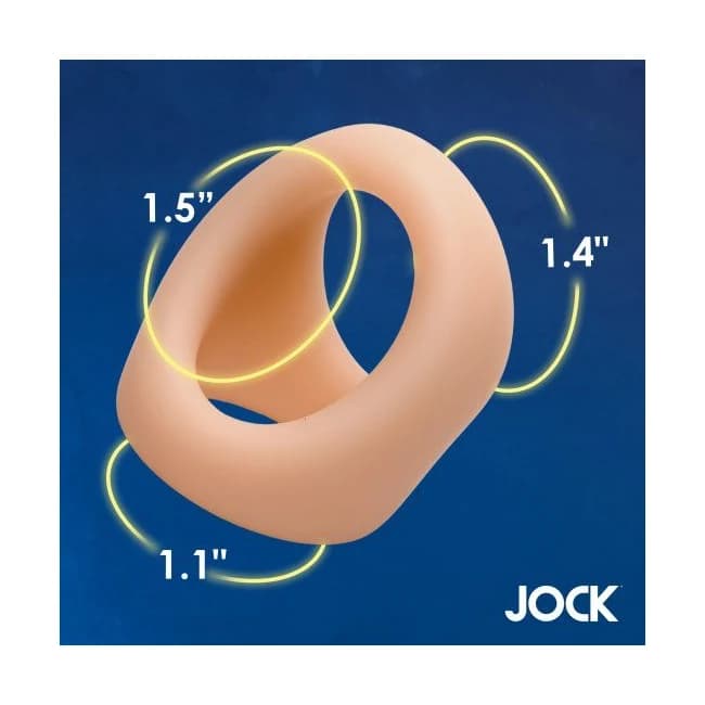 Jock Silicone Cock & Ball Ring Light - Image 3