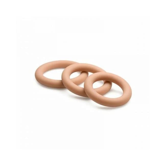 Jock Silicone Cock Ring 3-piece Set Medium - Image 1