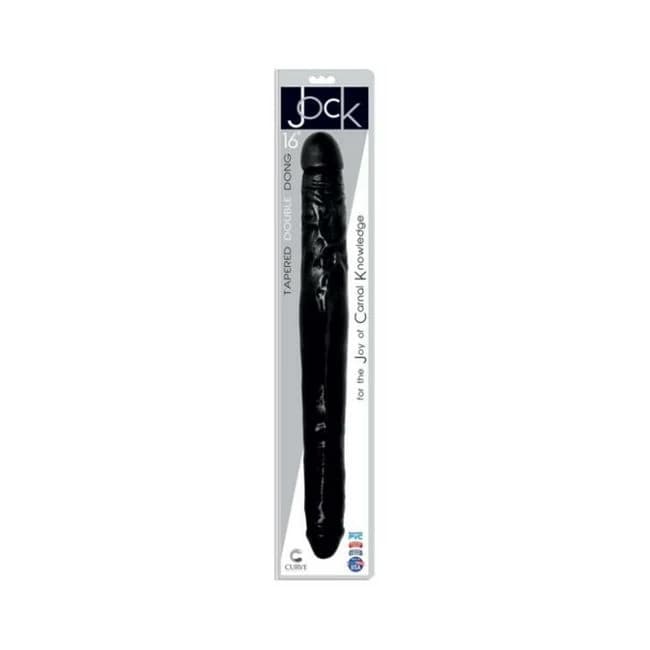 Jock Tapered Double Dong 16 Black - Image 1