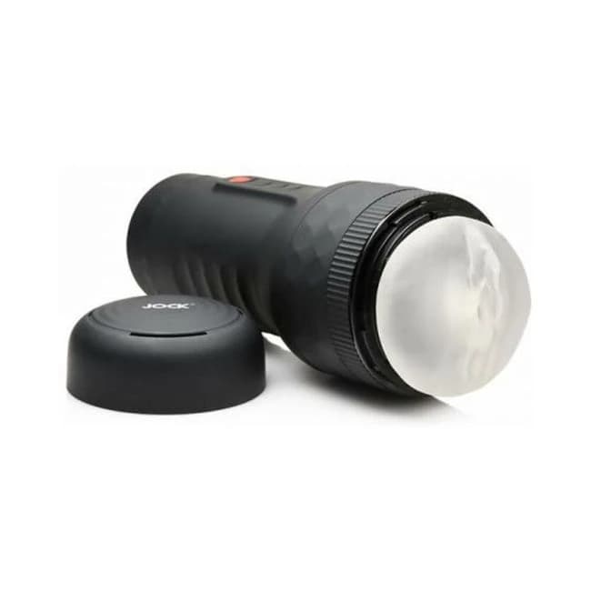 Jock Tightening & Vibrating Masturbator Clear - Image 1