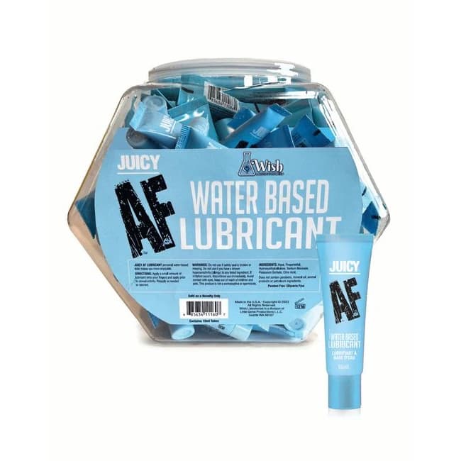 Juicy Af Lube 10ml Water Based Fishbowl - Image 1