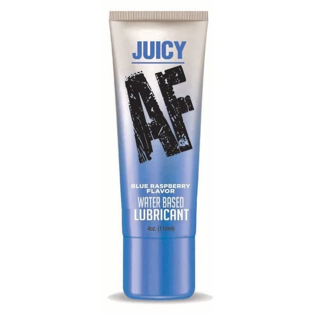 JUICY AF LUBE BLUE RASPBERRY 4 OZ  - Image 1