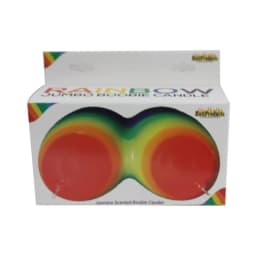 Jumbo Boobie Rainbow Candle - Image 2