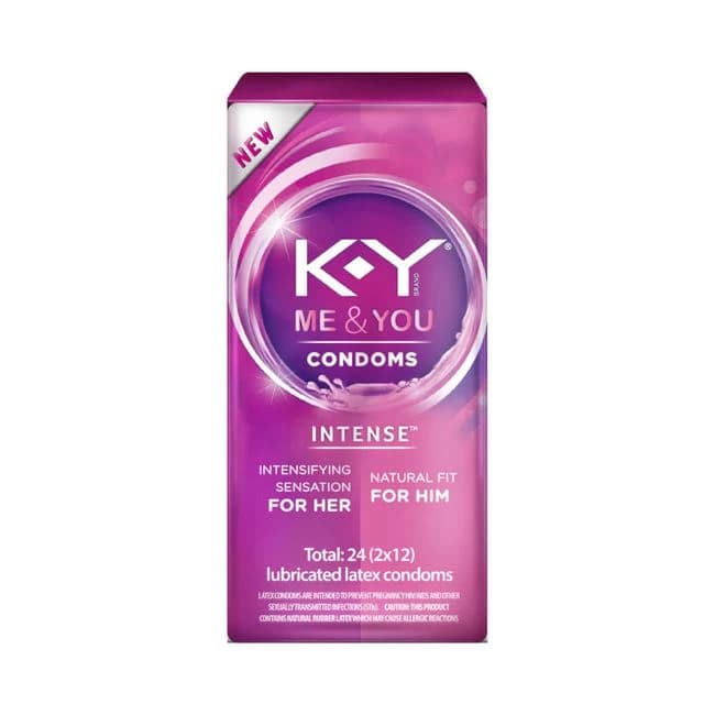 K-y Intense Condom 24ct - Image 1
