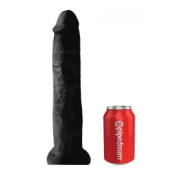 King Cock 13" Dildo - Black, image 2